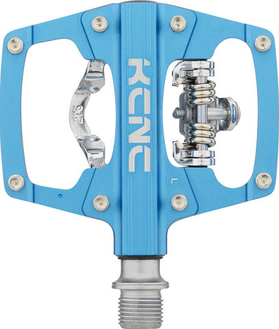 KCNC AM Trap Click / Platform Pedals - blue