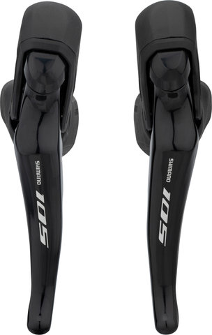 Shimano 105 v+h Set BR-R7070 + ST-R7020 Scheibenbremse - silky black/Set/links/rechts (seitenspezifisch)