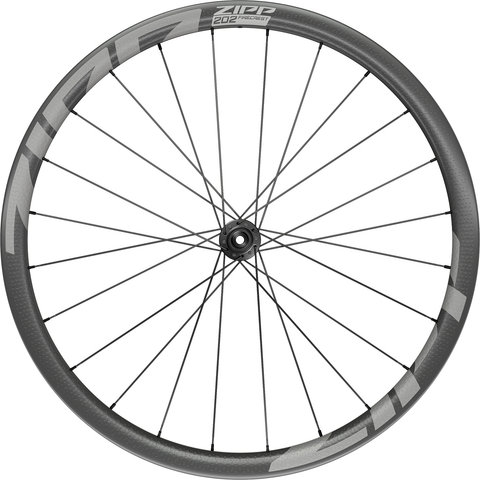 Zipp 202 Firecrest® Carbon Tubeless Disc Center Lock Laufradsatz - black/142 mm/100 mm/28"/SRAM XDR/100 mm/SRAM XDR/100 mm/142 mm