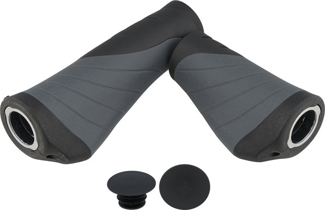 CONTEC Tour Pro handlebar grips for twist shifters - black-grey/135 mm / 92 mm