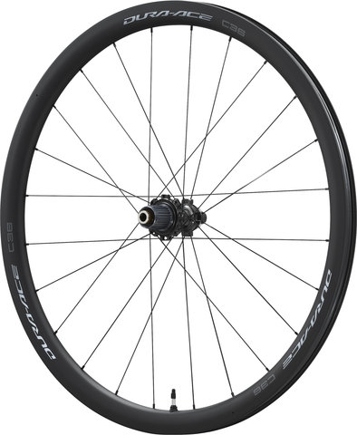 Shimano Set de Roues en Carbone WH-R9270-C36-TL Dura-Ace Disc Center Lock - noir/Non Boost/Non Boost/142 mm/100 mm/28"/Shimano Route 12 vitesses/100 mm/Shimano Route 12 vitesses/100 mm/142 mm