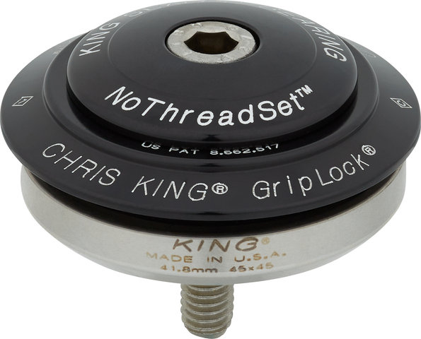 Chris King DropSet 5 IS42/28.6 - IS52/40 GripLock Headset - black/1 1/8" - 1,5" tapered/IS42/28,6 - IS52/40