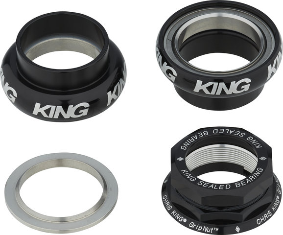 Chris King GripNut Bold EC34/28.6 - EC34/30 Threaded Headset - black/EC34/28,6 - EC34/30