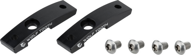 Wolf Tooth Components Support pour porte-bouteille B-RAD Half Bottle Adapter - black