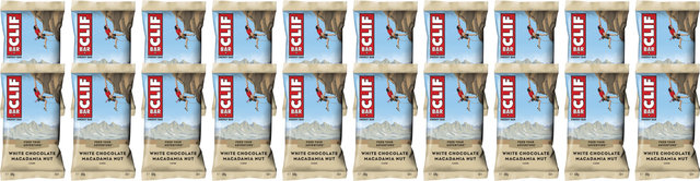 CLIF Bar Barritas energéticas - 20 unidades - white chocolate macadamia