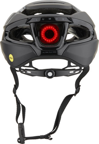 LUMOS Ultra Fly Pro MIPS Helmet + Firefly LED Helmet Light Bundle - shadow black/54 - 61 cm