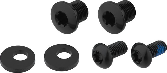 absoluteBLACK Kettenblattschrauben-Set 4-Arm für Oval 1X 104 BCD 30 Zähne - black