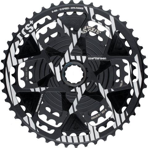 e*thirteen Cassette TRS Plus 12 velocidades - black/9-46