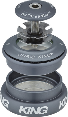 Chris King InSet i8 ZS44/28.6 - EC44/33 GripLock Headset - matte slate/1 1/8" - 1 1/4" tapered/ZS44/28,6 - EC44/33