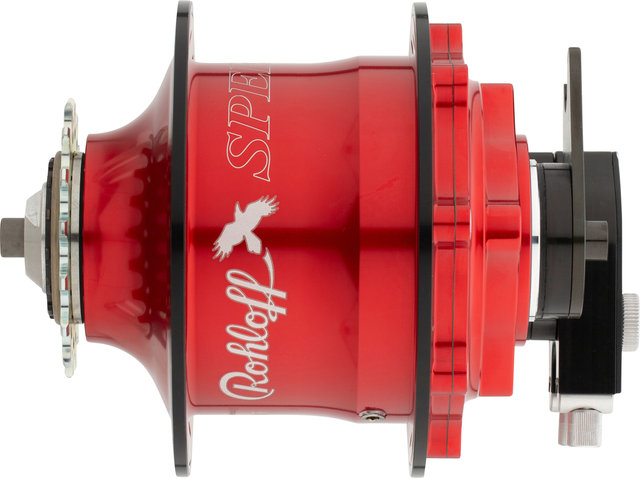 Rohloff Speedhub 500/14 CC quick release 135 mm gear hub - anodized red/type 7, 32 hole