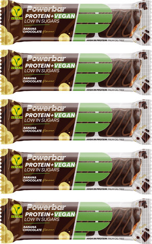 Powerbar Barres végétaliennes à faible teneur en sucre Protein Plus - 5 pièces - banana chocolate