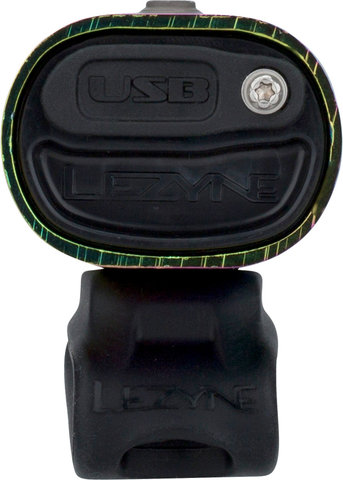 Lezyne Luz frontal Hecto Drive 40 LED con homologación StVZO - neo metallic