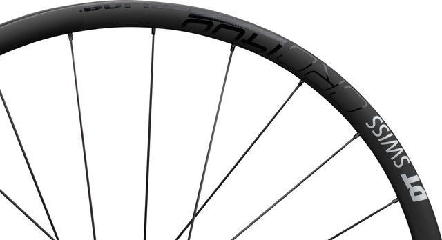 DT Swiss Juego de ruedas CRC 1400 SPLINE Disc Center Lock 24 28" - negro/142 mm/100 mm/28"/SRAM XDR/100 mm/100 mm/142 mm