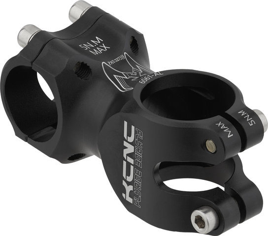 KCNC Fly Ride Stem 25.4 mm 5° - black-silver/+5°/-5° (FlipFlop)/50 mm