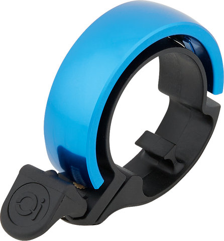 Knog Oi Bicycle Bell - black-blue/large