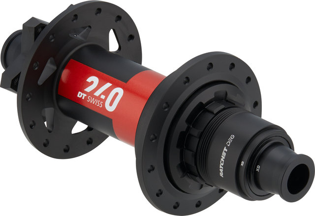 DT Swiss 240 DEG Super Boost 6-Bolt Disc Rear Hub - black/SRAM XD/28/SRAM XD