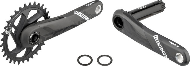 Truvativ Set de Pédalier Descendant Carbon Eagle Direct Mount DUB 12 vitesses - black/175,0 mm