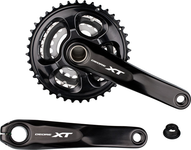 Shimano XT Kurbelgarnitur FC-M8000-3 Hollowtech II - schwarz/170,0 mm 22-30-40