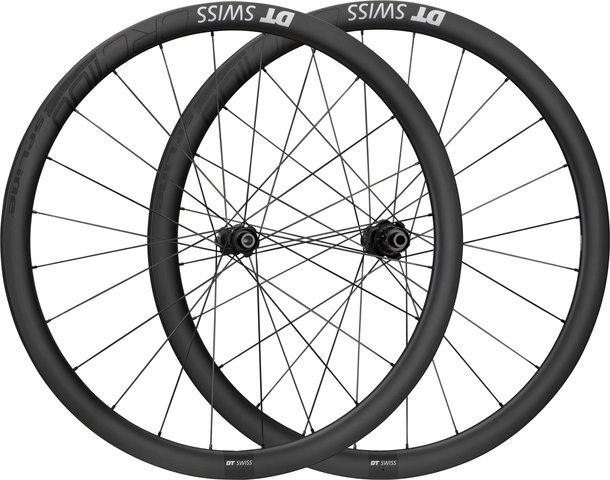 DT Swiss Juego de ruedas CRC 1100 SPLINE 38 Carbon Disc CL 28" Tubular - negro/142 mm/100 mm/28"/Shimano carretera/100 mm/100 mm/142 mm/SRAM XDR