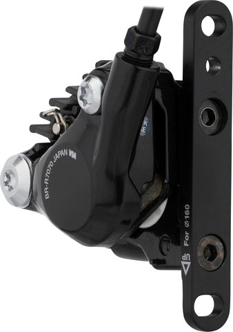 Shimano BR-R7070 105 Brake Caliper w/ Resin Pads - silky black/Front wheel/without