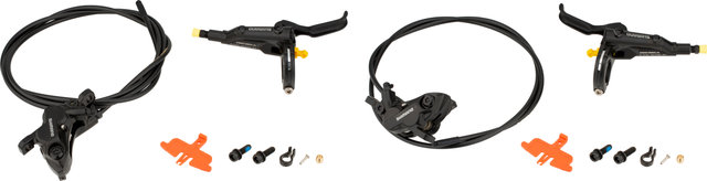 Shimano Set de Freins à Disque av+arr BR-MT520 + BL-MT501 J-Kit - noir/Ensemble/gauche/droite (spécifique)