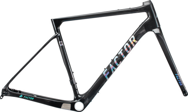 Factor LS Disc Carbon Gravel Frameset - chrome/M/12 mm Thru Axle