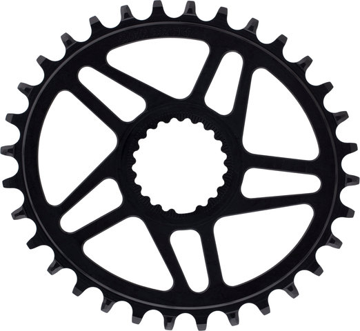 Wolf Tooth Components Elliptical Direct Mount Shimano Chainring for HG+ 12-speed Chains - black/32 