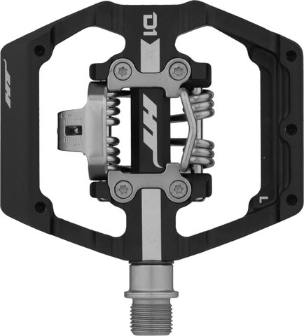 HT DUO D1 Clipless/Platform Pedals - black