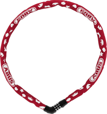 ABUS Steel-O-Chain 4804C Symbols Kettenschloss - red