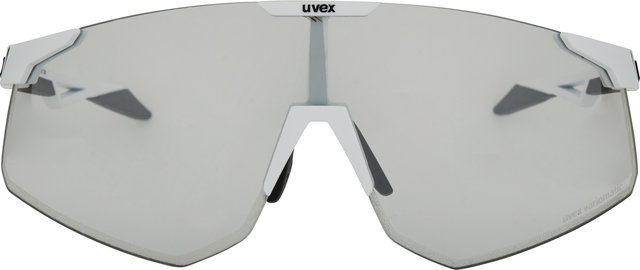 uvex Lunettes de Sport pace perform V - white mat/litemirror silver