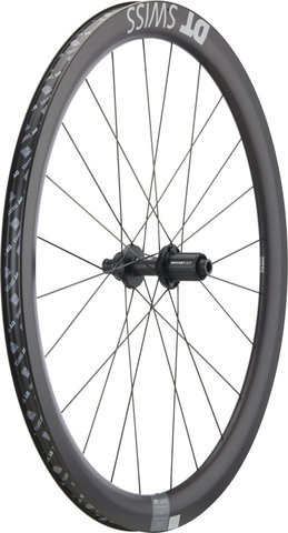 DT Swiss Set de Roues en Carbone ERC 1400 DICUT 45 Disc Center Lock 28" - noir/142 mm/100 mm/28"/Shimano Route/100 mm/Shimano Route/100 mm/142 mm