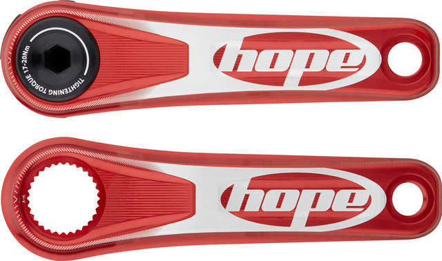 Hope Bielas Kids No Spider - red/135,0 mm