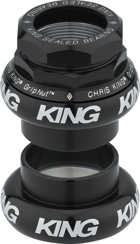 Chris King GripNut Bold EC30/25.4 - EC30/26 Threaded Headset - black/1"/EC30/25,4 - EC30/26