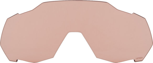 100% Ersatzglas Hiper für Speedtrap Sportbrille - hiper coral/hiper coral