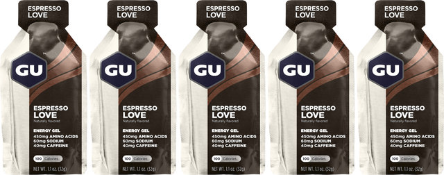 GU Energy Labs Energy Gel - 5 Pack - espresso love