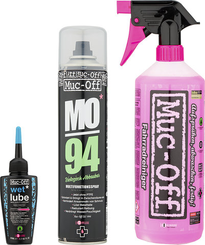 Muc-Off Kit de Limpieza, Protección y Lubricación - universal