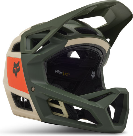 Fox Head Casque Intégral Proframe MIPS RS - nuf-dark sage green/55 - 59 cm