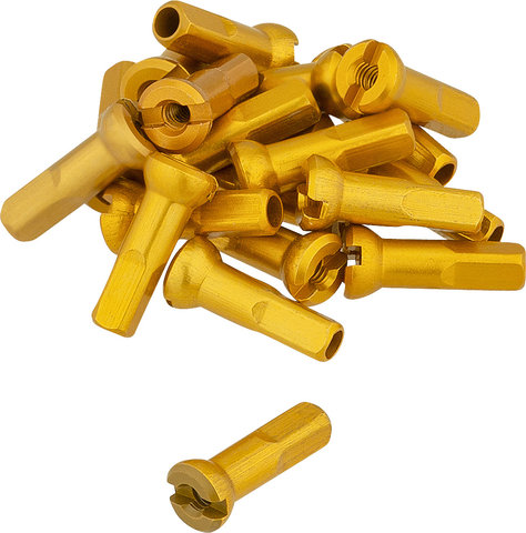 Sapim Polyax Aluminium Nipples - 20-Pack - gold