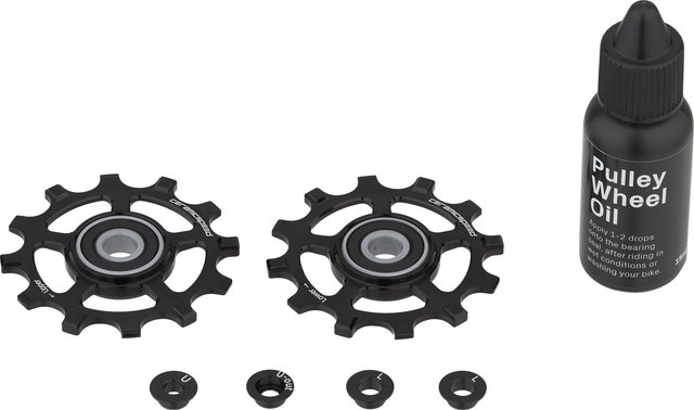 CeramicSpeed Coated SRAM AXS XPLR 12-speed Derailleur Pulleys - black/12 teeth