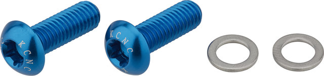 KCNC Bottle Cage Torx Bolts - blue/T25