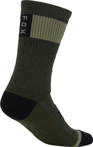 Fox Head Calcetines 8" Defend Winter Modelo 2024 - olive green/39 - 43