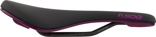 SDG Bel-Air 3.0 Sattel mit Lux-Alloy Streben - black-purple/140 mm