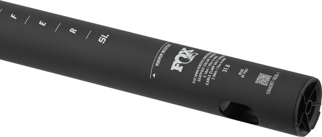 Fox Racing Shox Transfer SL Performance Elite 125 mm Seatpost - black ano/0 mm/455 mm/31,6 mm/Split clamp, Matchmaker, I-Spec EV/1-speed