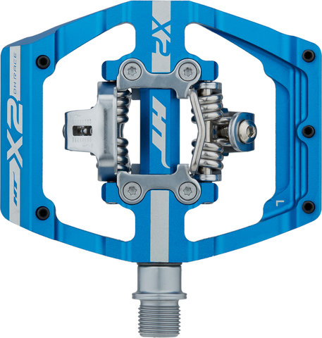 HT DH RACE X2 Clipless Pedals - blue