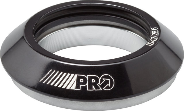 PRO Pieza superior de juego de dirección IS42/28,6 - black/1 1/8" - 1,5" tapered/IS42/28,6