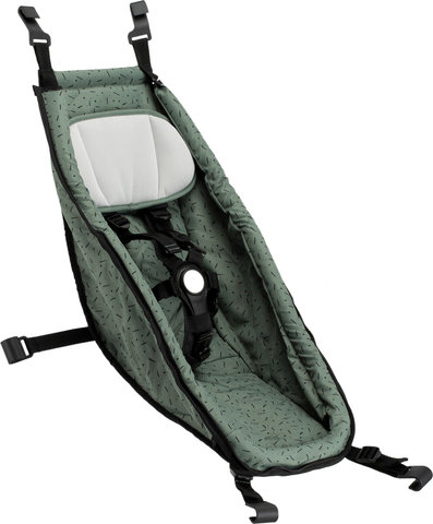 Croozer Baby Seat for Kids Trailer - jungle green-black