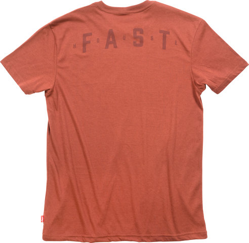 Fasthouse T-shirt technique Evoke S/S - rust/M