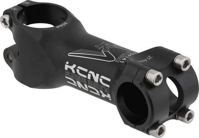 KCNC Fly Ride Stem 25.4 mm 5° - black-silver/+5°/-5° (FlipFlop)/90 mm