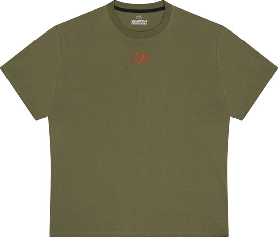 Cinelli Columbus Fork Sticker T-Shirt - army green/M