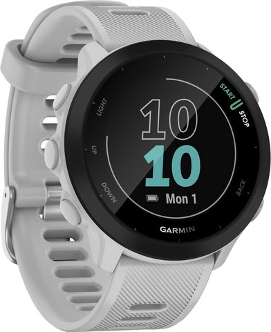 Garmin Forerunner 55 GPS Smartwatch - stone white-black